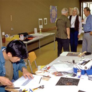 A scene from Paul Rand's class