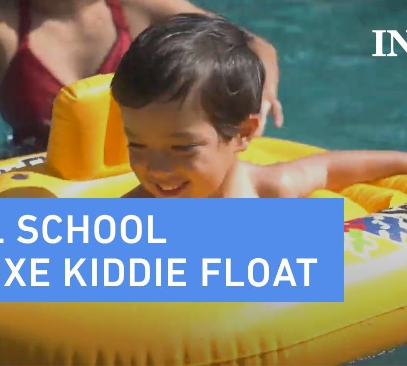 screenshot of Intex Pool School Deluxe Kiddie Float video
