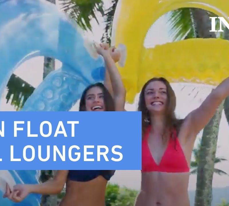 screenshot of Intex Sit 'N Float video