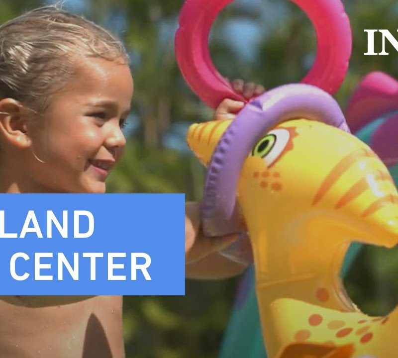 screenshot of Intex Dinoland Play Center video