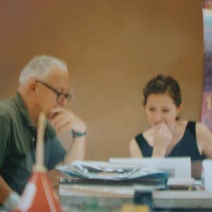 Robin with Paul Rand