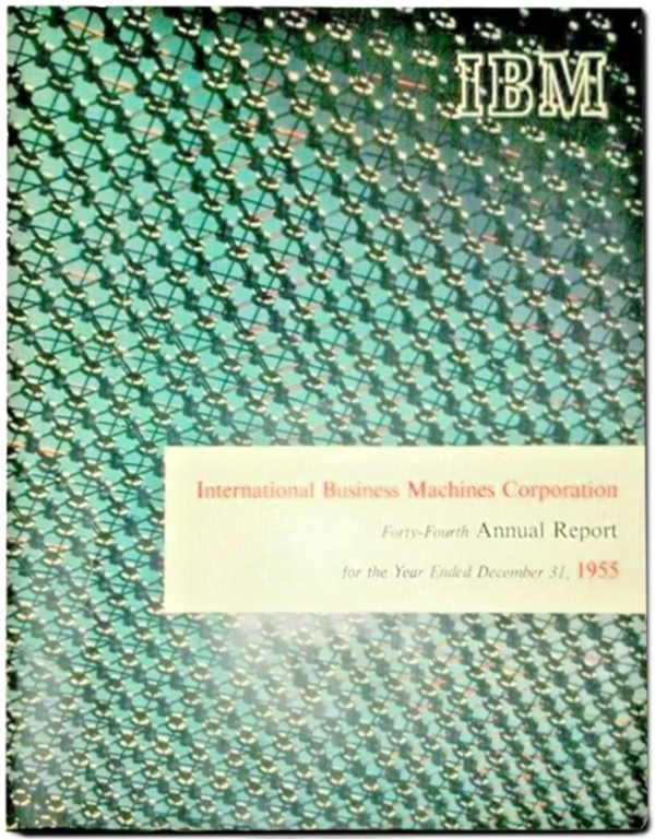 1955 IBM Annual Report Cover