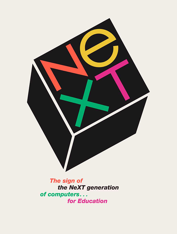Poster for NeXT Computers by Paul Rand