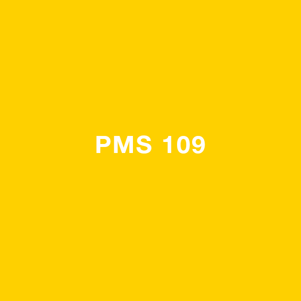 Pantone 109 Yellow