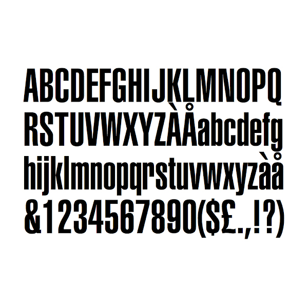 Helvetica Ultra Compressed