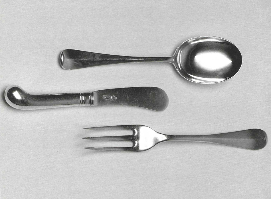 Rand's utensils shown on page 172 of "From Lascaux to Brooklyn"