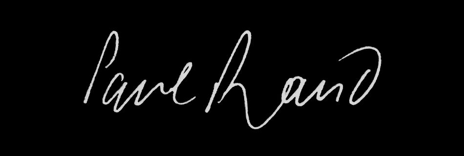 Paul Rand's signature