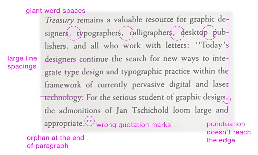 Details of a paragraph from Treasure of Alphabets and Lettering