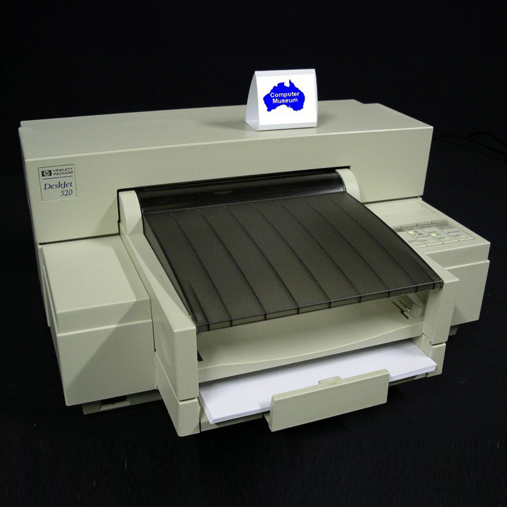 An HP inkjet printer from the mid-90s
