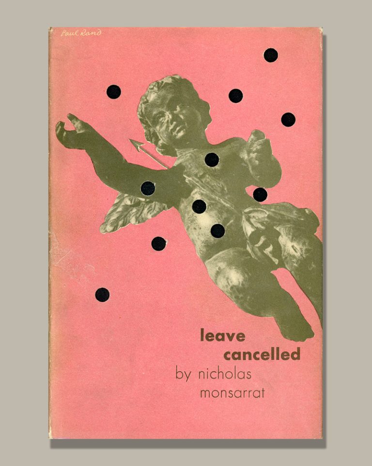 Paul Rand's book cover for Nicholas Monsarrat's "Leave Cancelled"