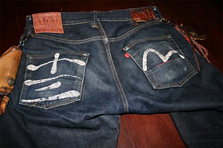 denim worn out over time