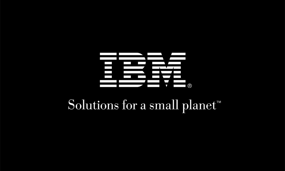 IBM Solutions for a small planet logo lockup